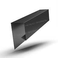 Планка завершающая сложная 30х25х2000 (VALORI-20-DarkGrey-0.5)